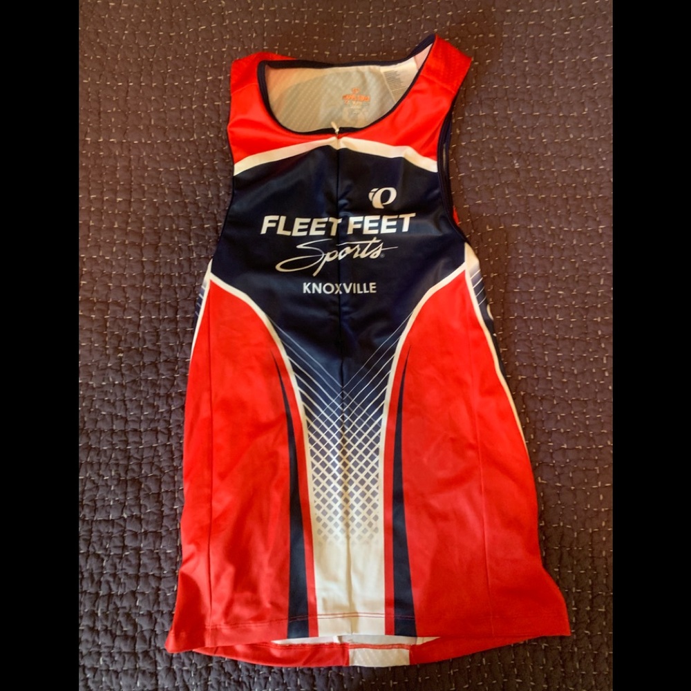 Fleet feet pearl izumi triathlon top size large